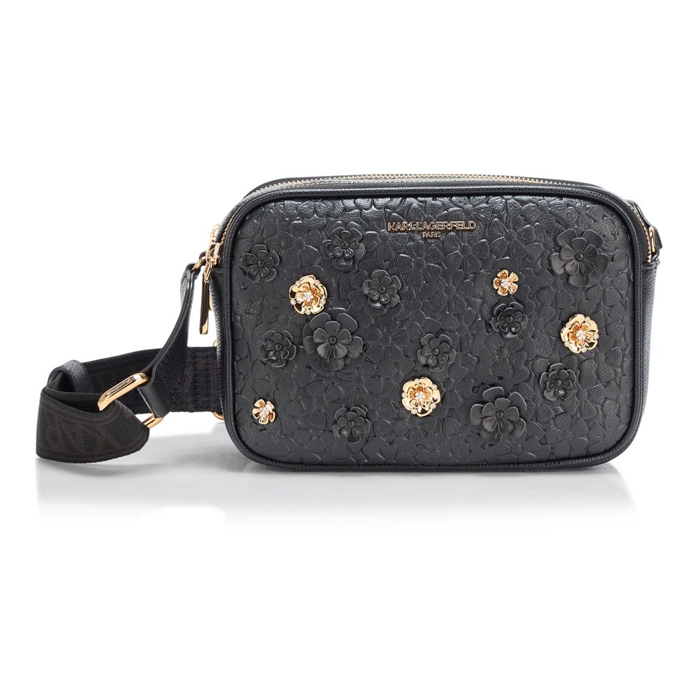 Paris Maybelle Phone Crossbody, Black/Gold >:(